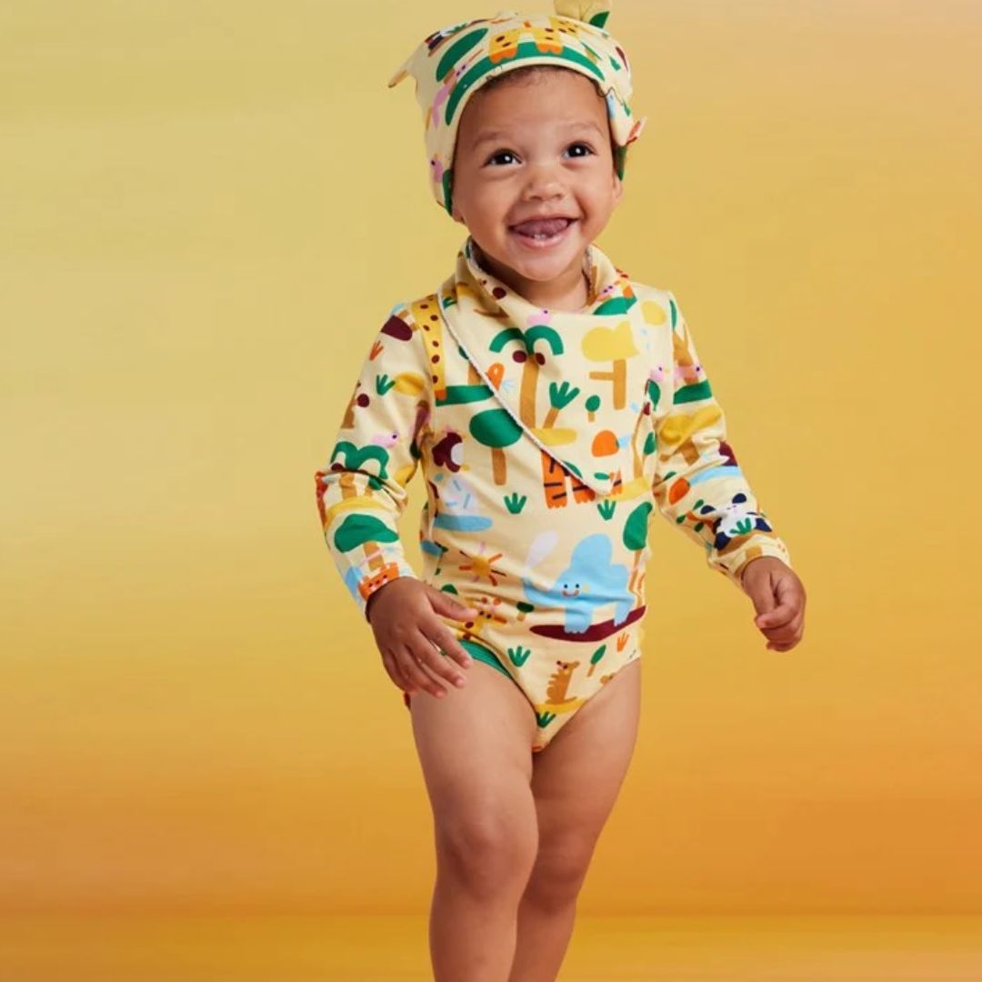 Long Sleeve Bodysuit - Zoo Crew