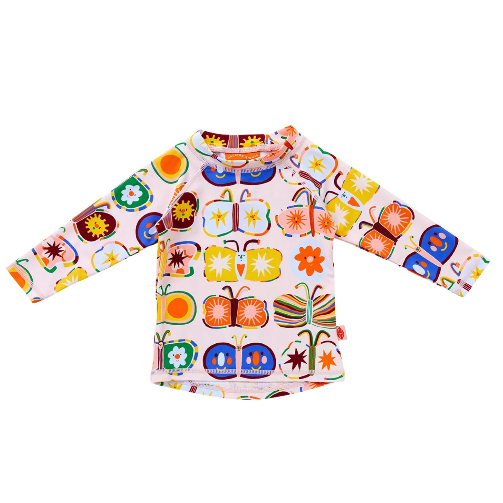 Long Sleeve Rash vest/ Flutterby