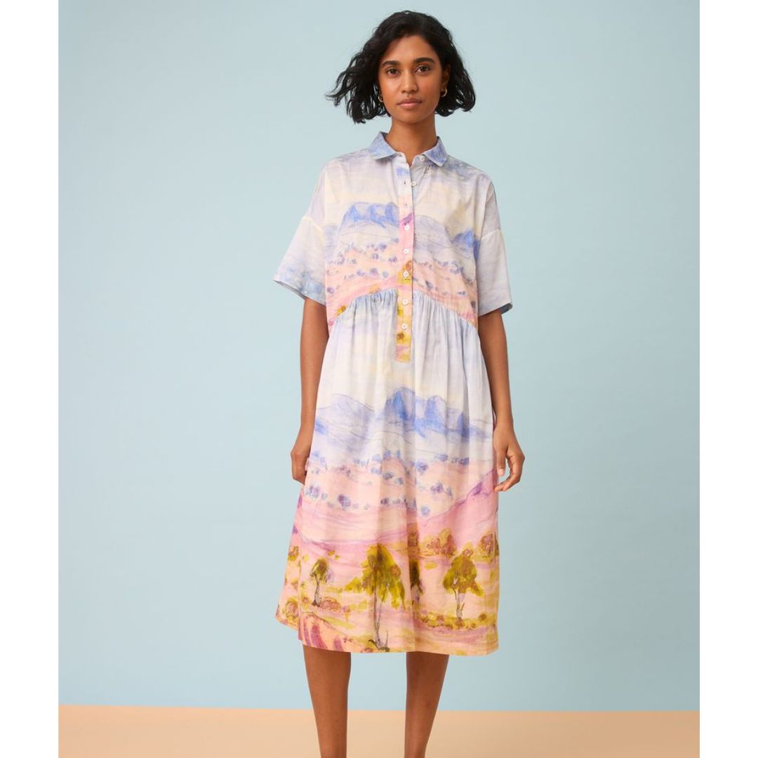 Luma Shirt Dress -Tjoritja