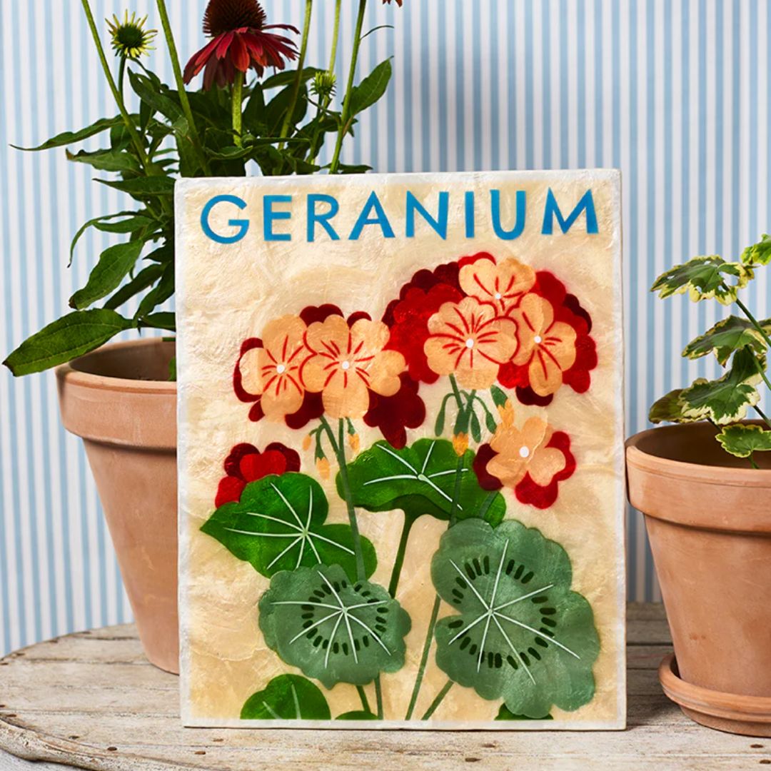 Market Wall Art - Geranium