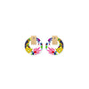 Miss Moresby Paradiso Layered Small Retro Stud Earrings
