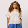 Meadows Frill Top - Cream Check