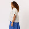 Meadows Frill Top - Cream Check