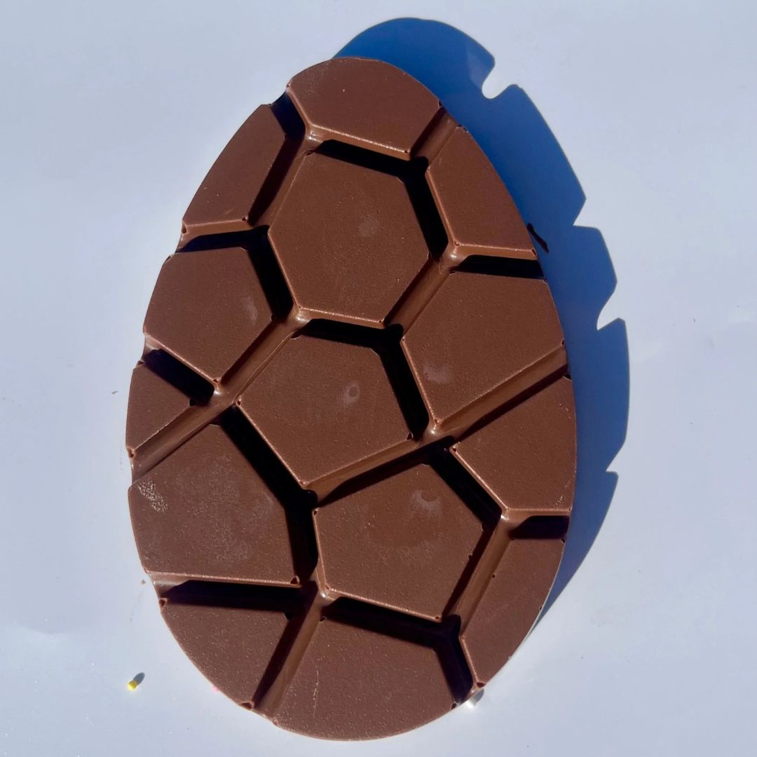 Milk Chocolate Easter Egg with Berries