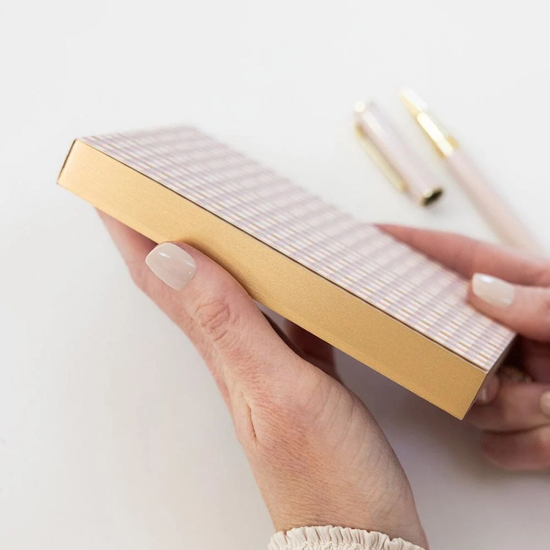 Mini Primrose Gingham Jotter