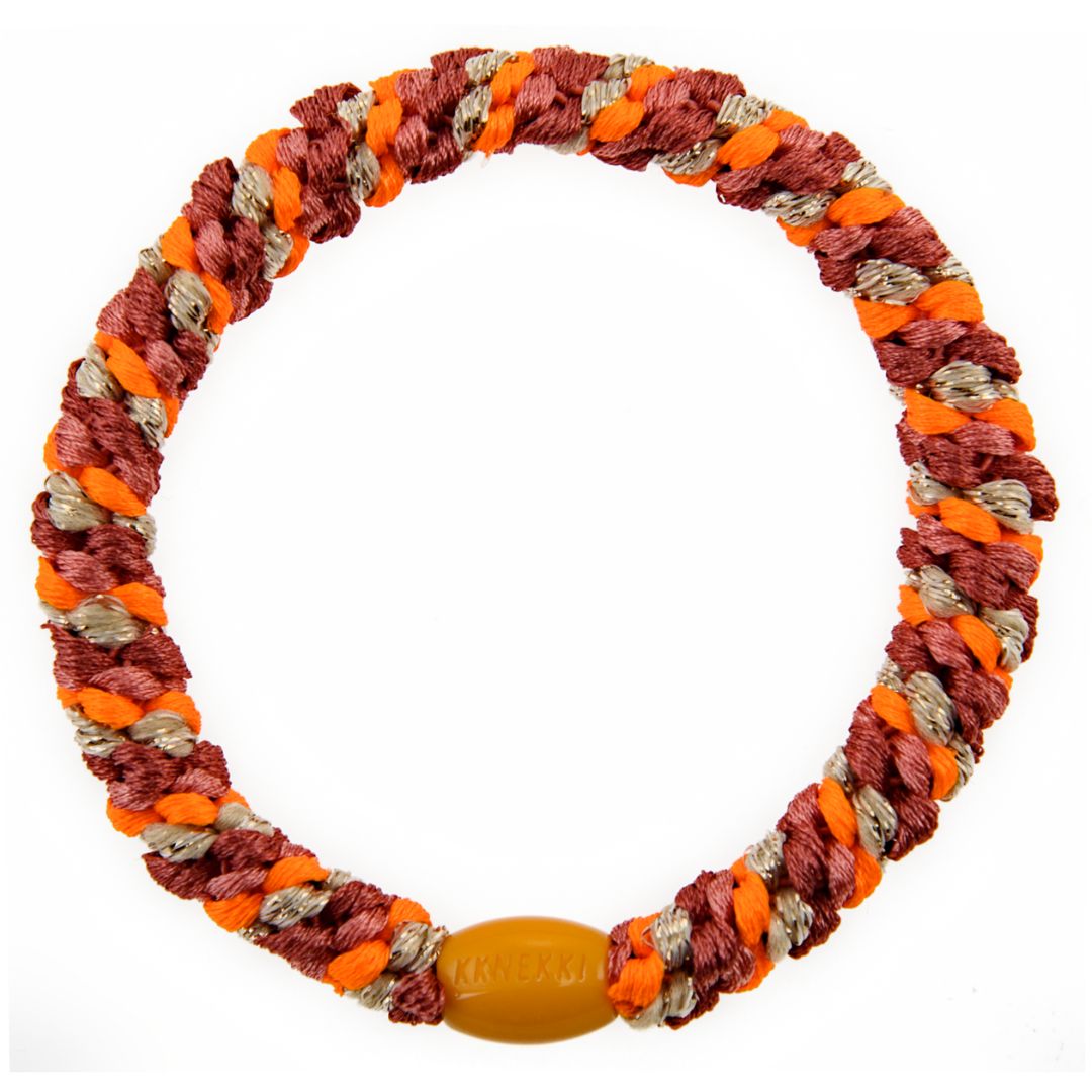 Kknekki Original Hair Tie  - Mix neon pomerant glitter