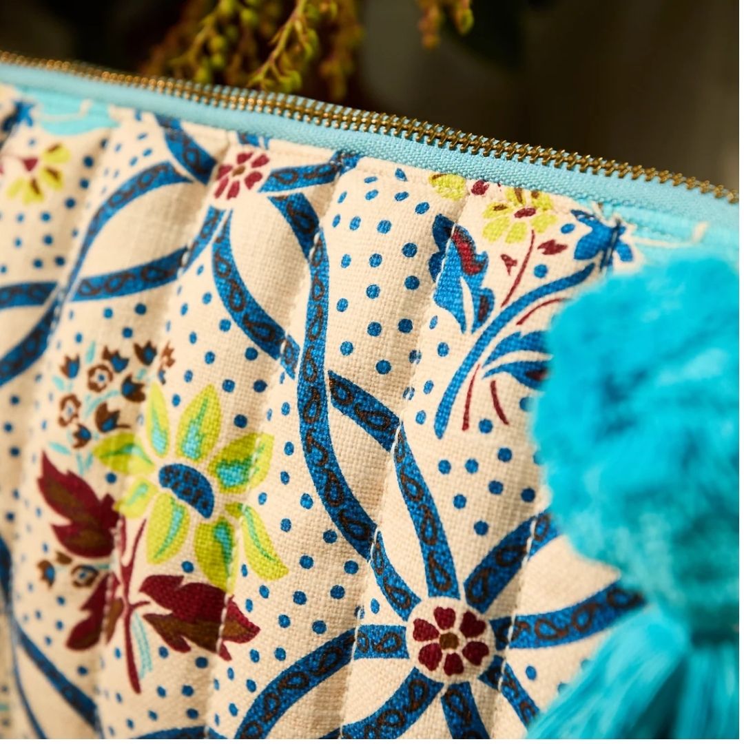 Norali Quilted Cosmetic Bag - Ecru