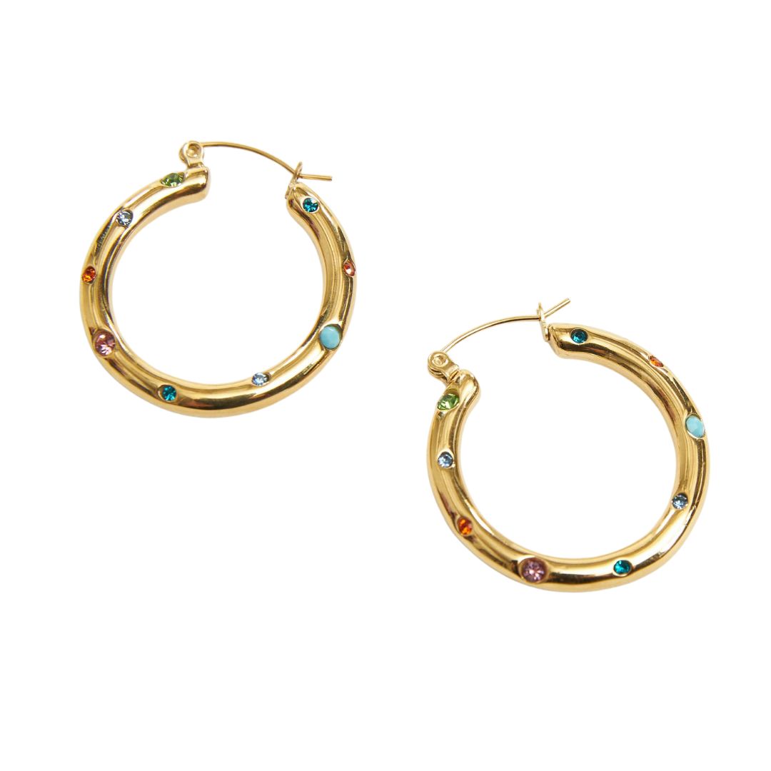 Object And Affection Hoop: Gold