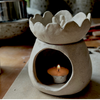 Make an oil burner from clay
