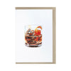 Old Fashioned Cocktail Greeting Card