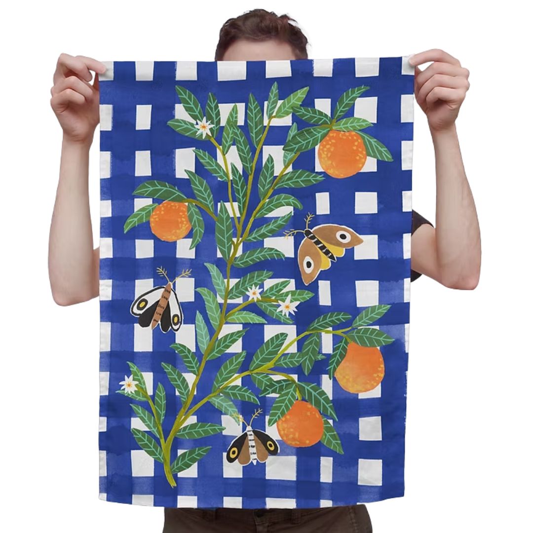 Orange You're Glad Tea Towel