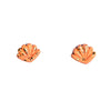 Peach Shell Studs