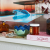 This playful resin Lapis blue Petal Bowl is individually cast using our signature moulds for a one-of-a-kind feel.