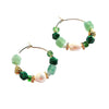 Petite Emerald Hoops