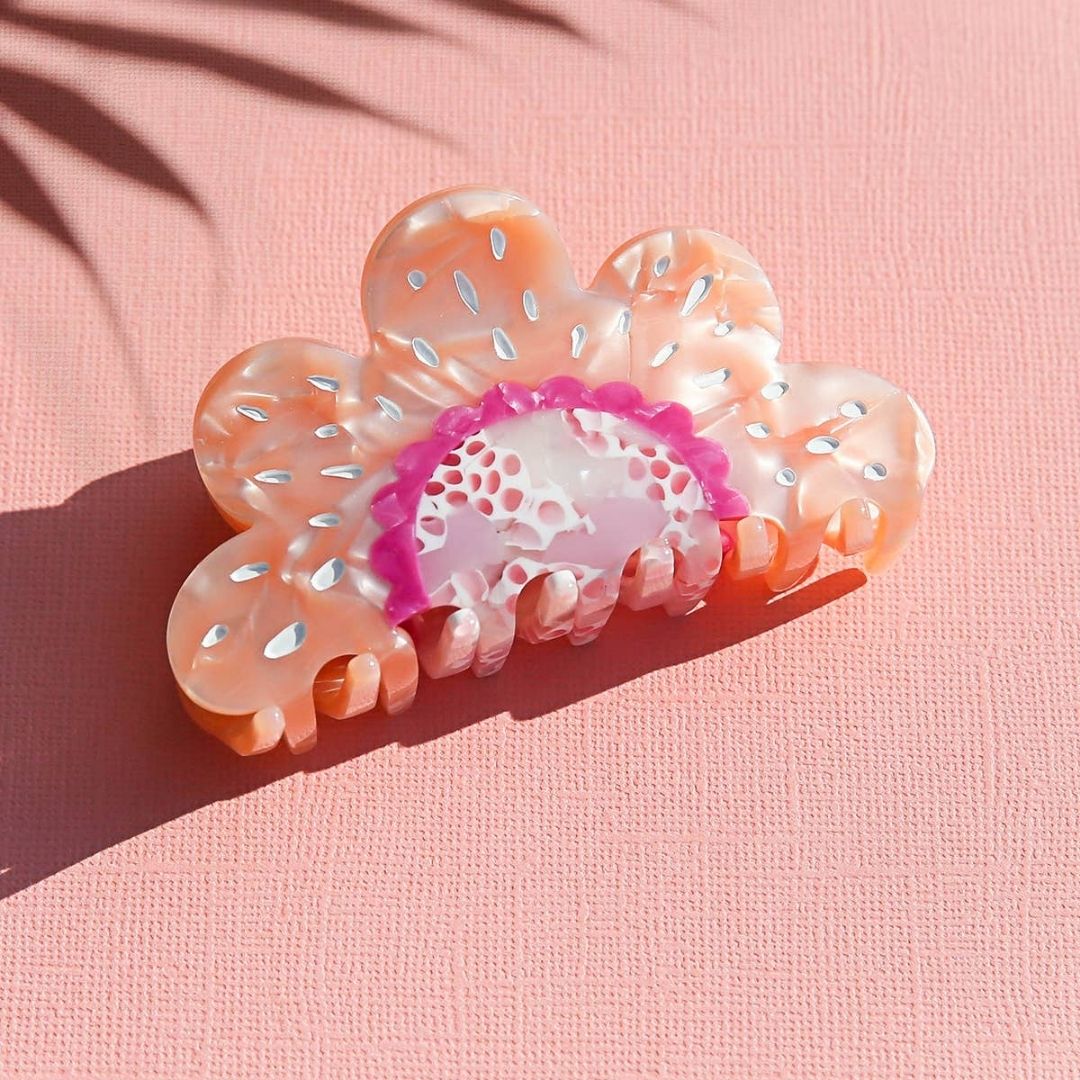 Pink Flower Claw