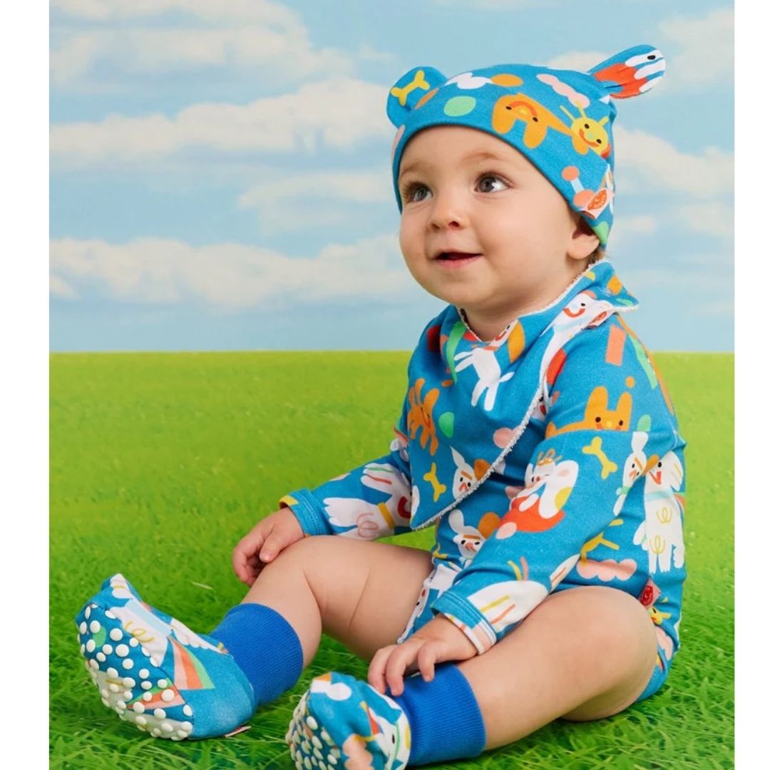 Puppy Park Long Sleeve Bodysuit - Organic