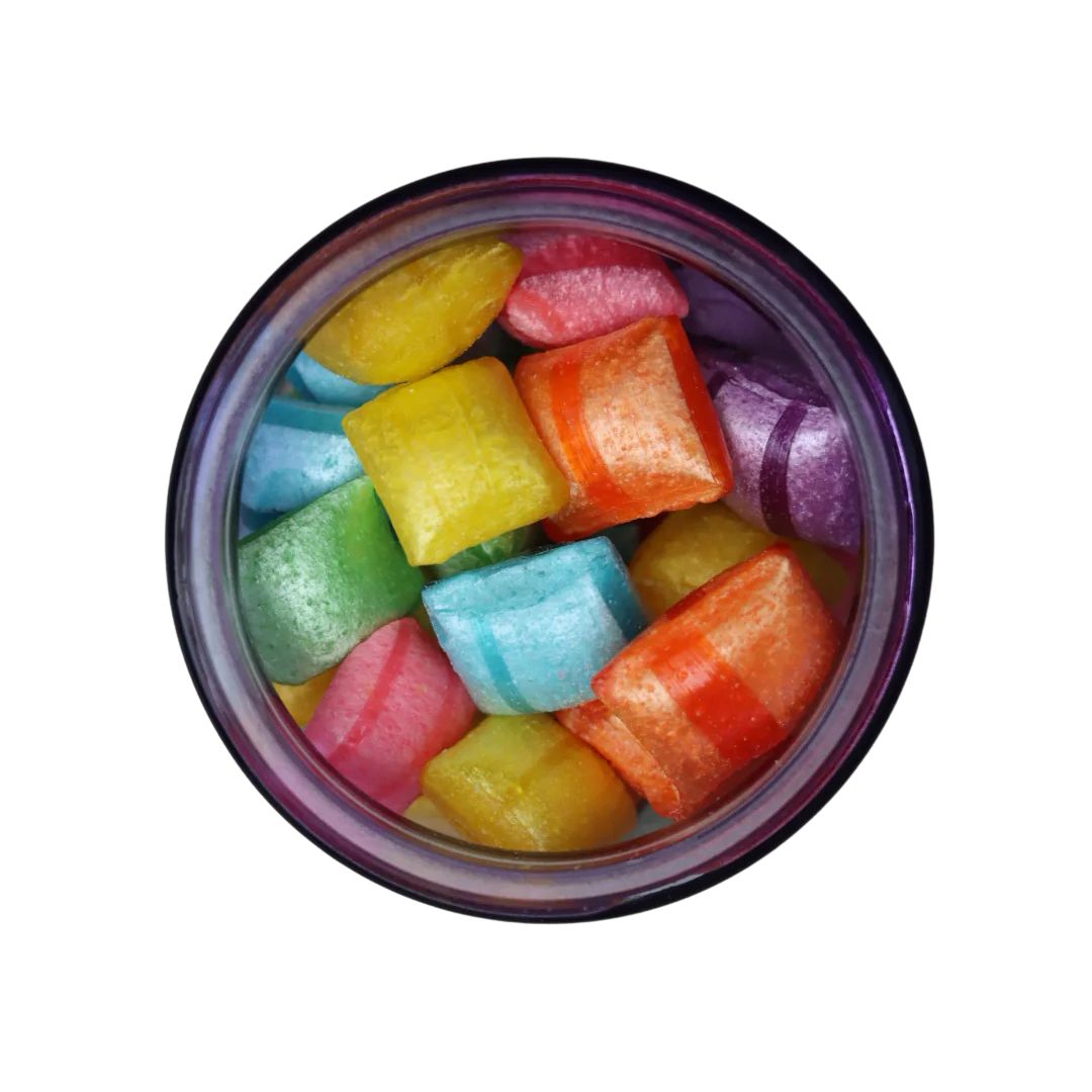 What's not to like about vibrant boiled sweets filled with sherbert. These will be a family favourite.
