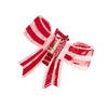 Bow Hair Clip - Red