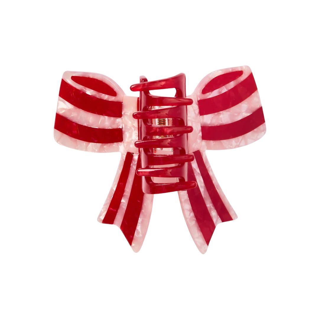 Bow Hair Clip - Red