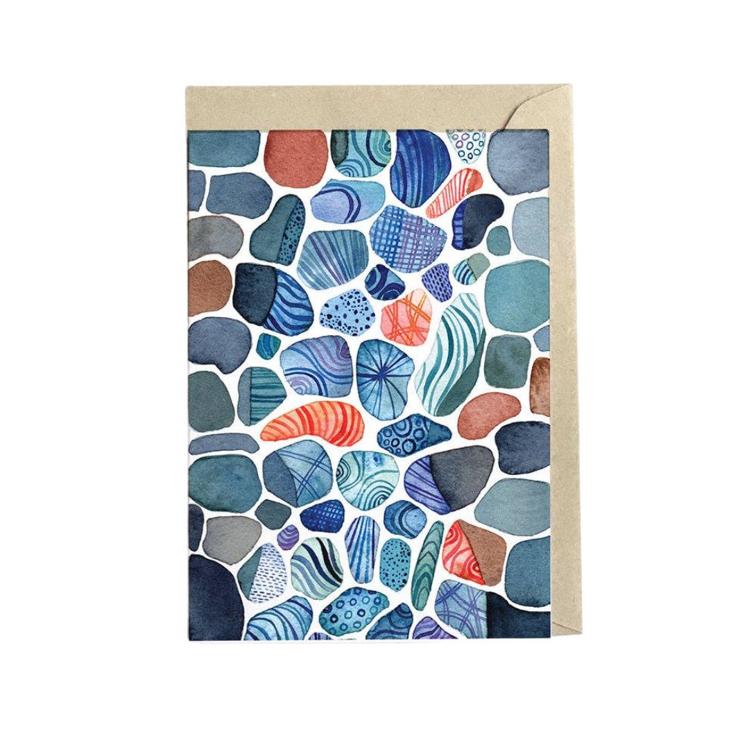 River Rocks Greeting Card