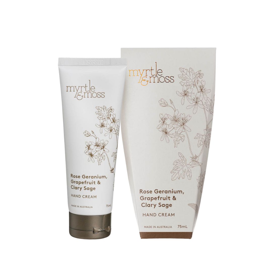 Rose Geranium, Grapefruit and Clary Sage Hand Cream