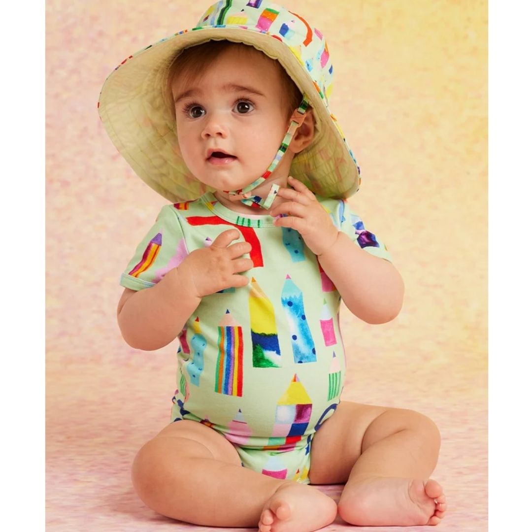 Scribble Squad Short Sleeve Bodysuit - Organic