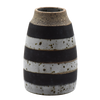 Small Vase - Black and White Stripe