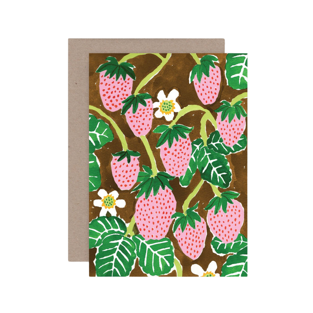 Strawberry Garden Card