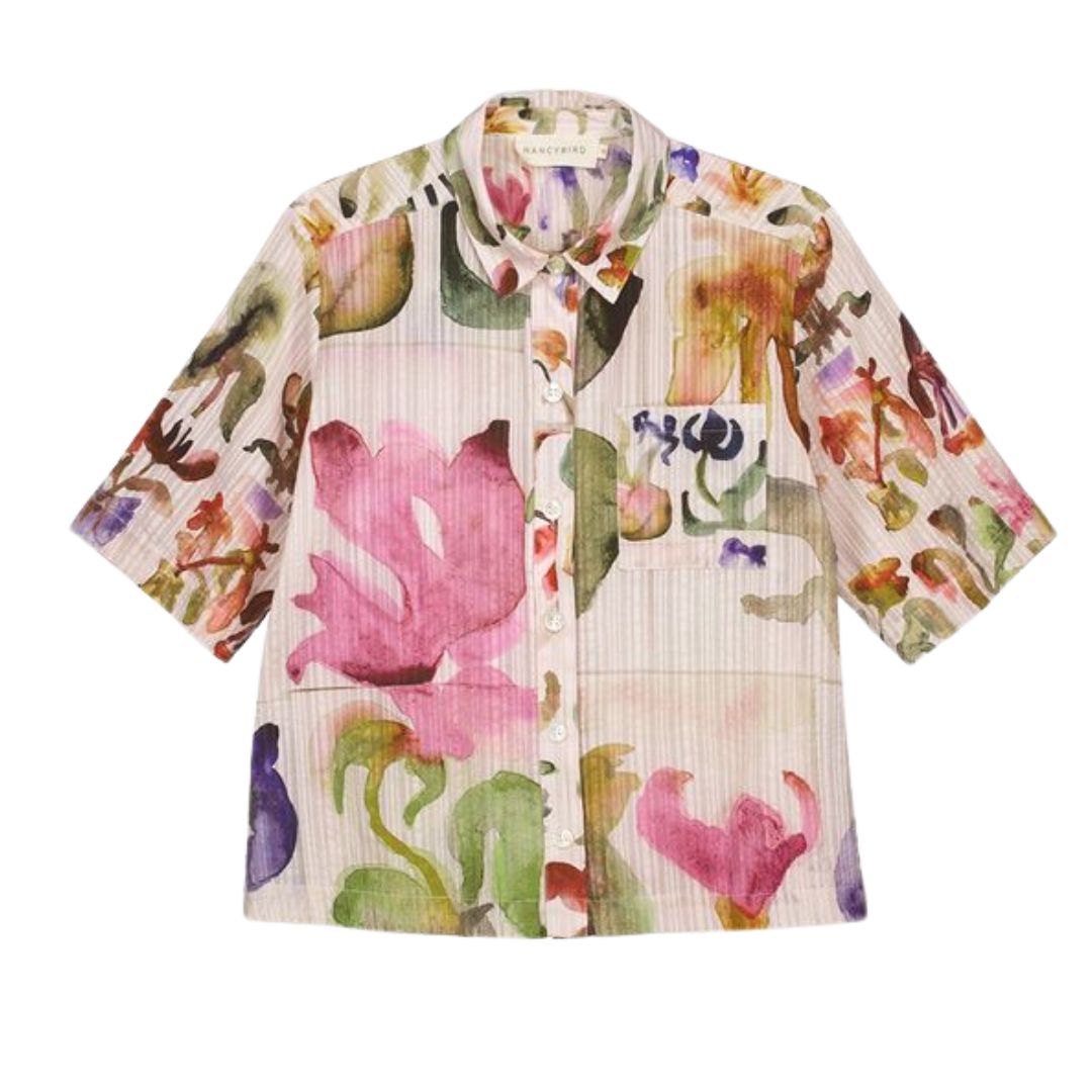 Summer Shirt - Watercolour Collage