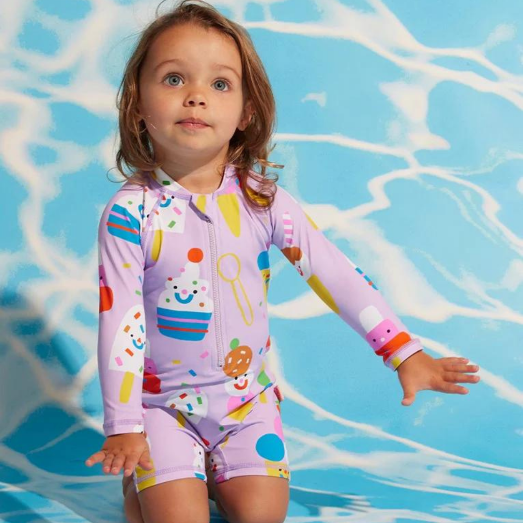 Halcyon nights - Sundae Fun Day Long Sleeve Swim Suit