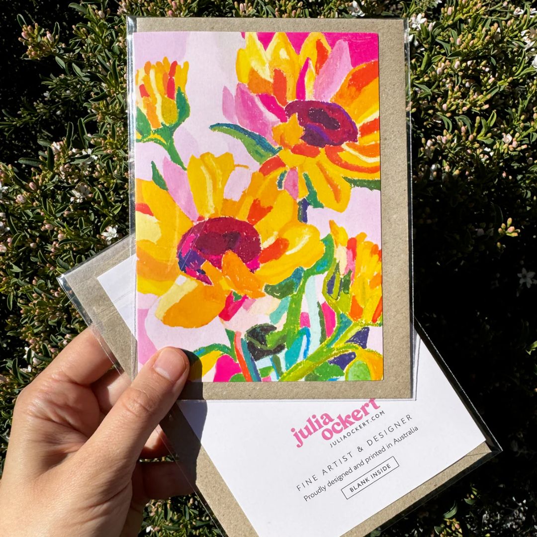 Sunflower Greeting Card