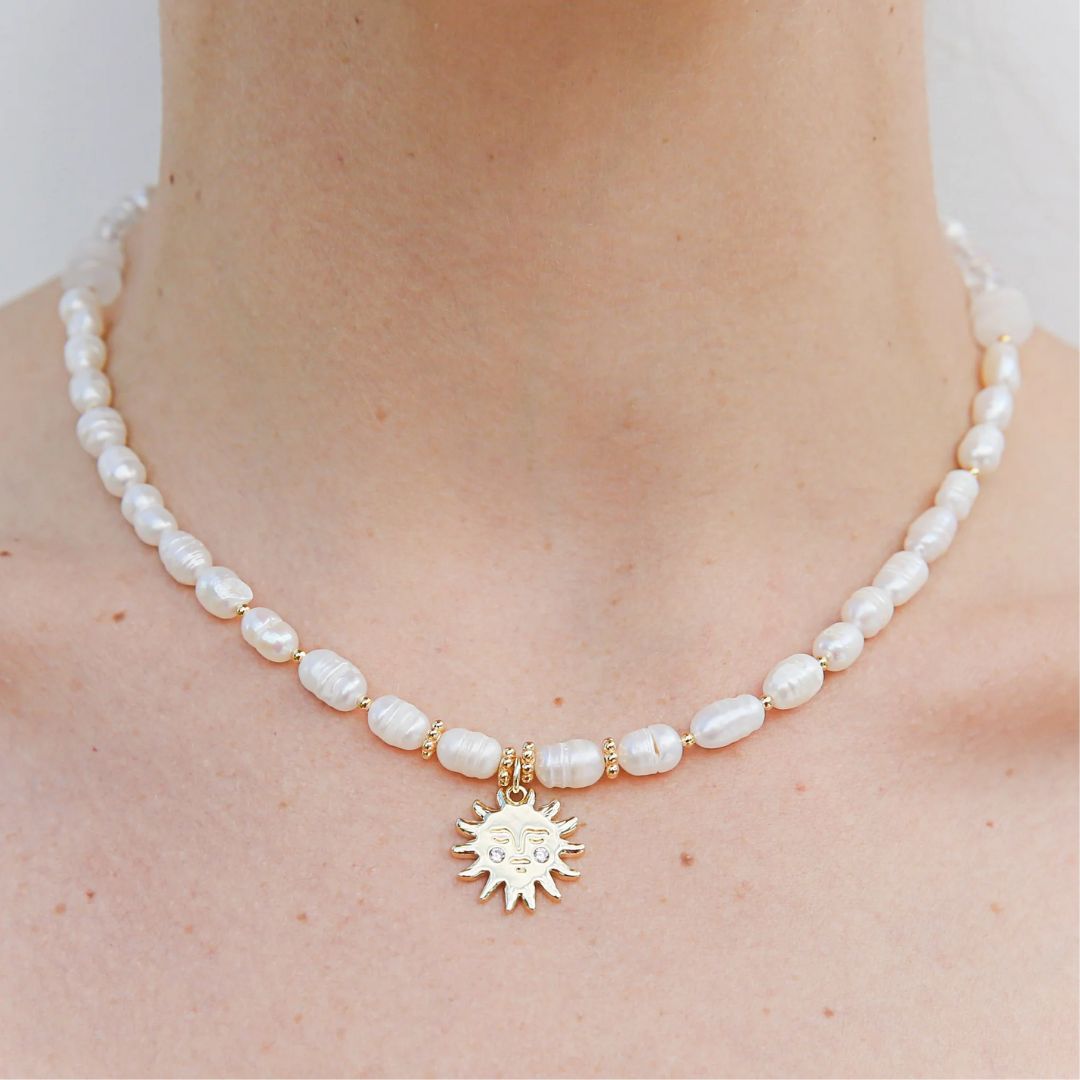 Sun Pearl Necklace