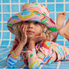 Swim Bucket Hat Fancy Fins