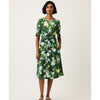 Terra Short Sleeve Wrap Dress - Garden