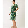 Terra Short Sleeve Wrap Dress - Garden