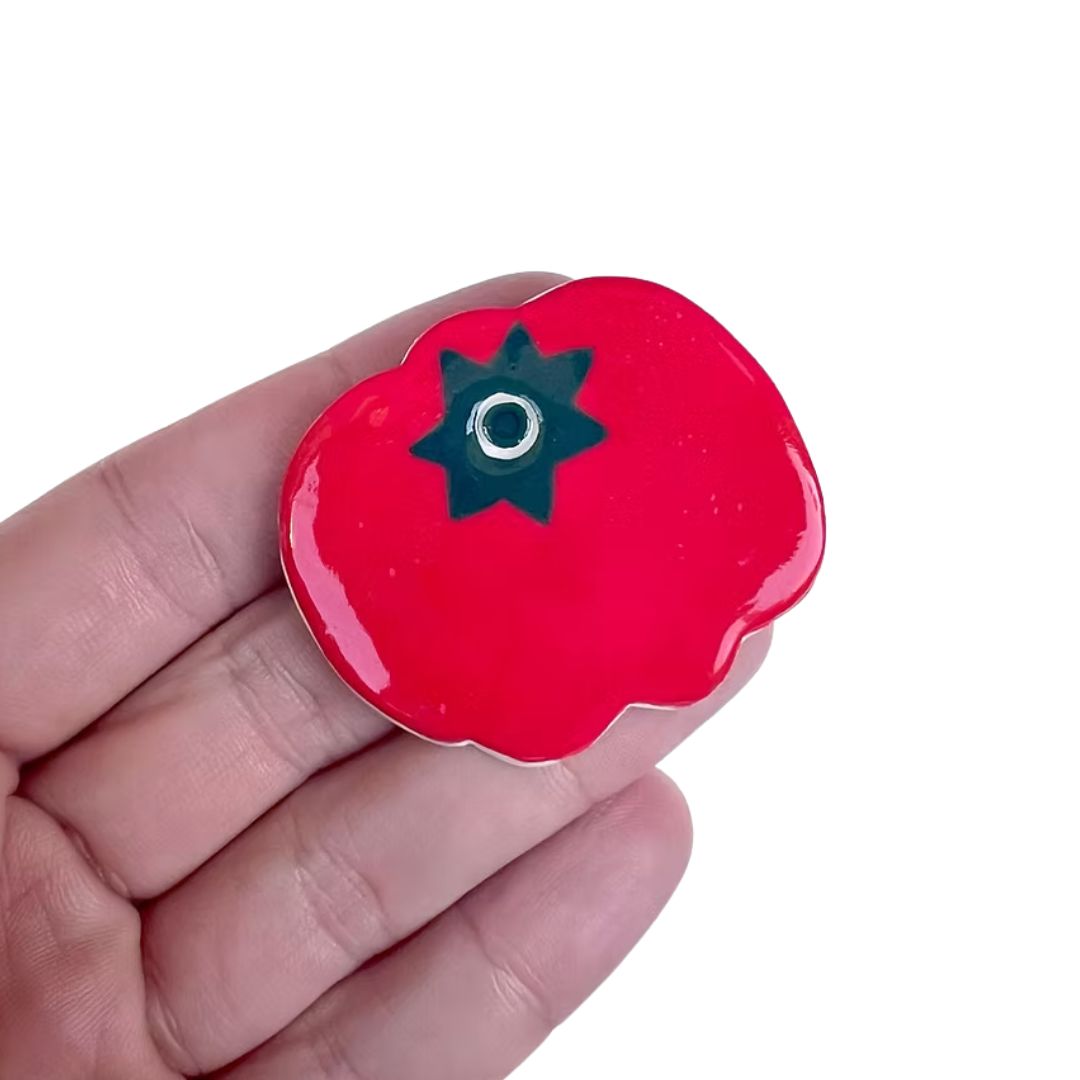 Tomato Brooch