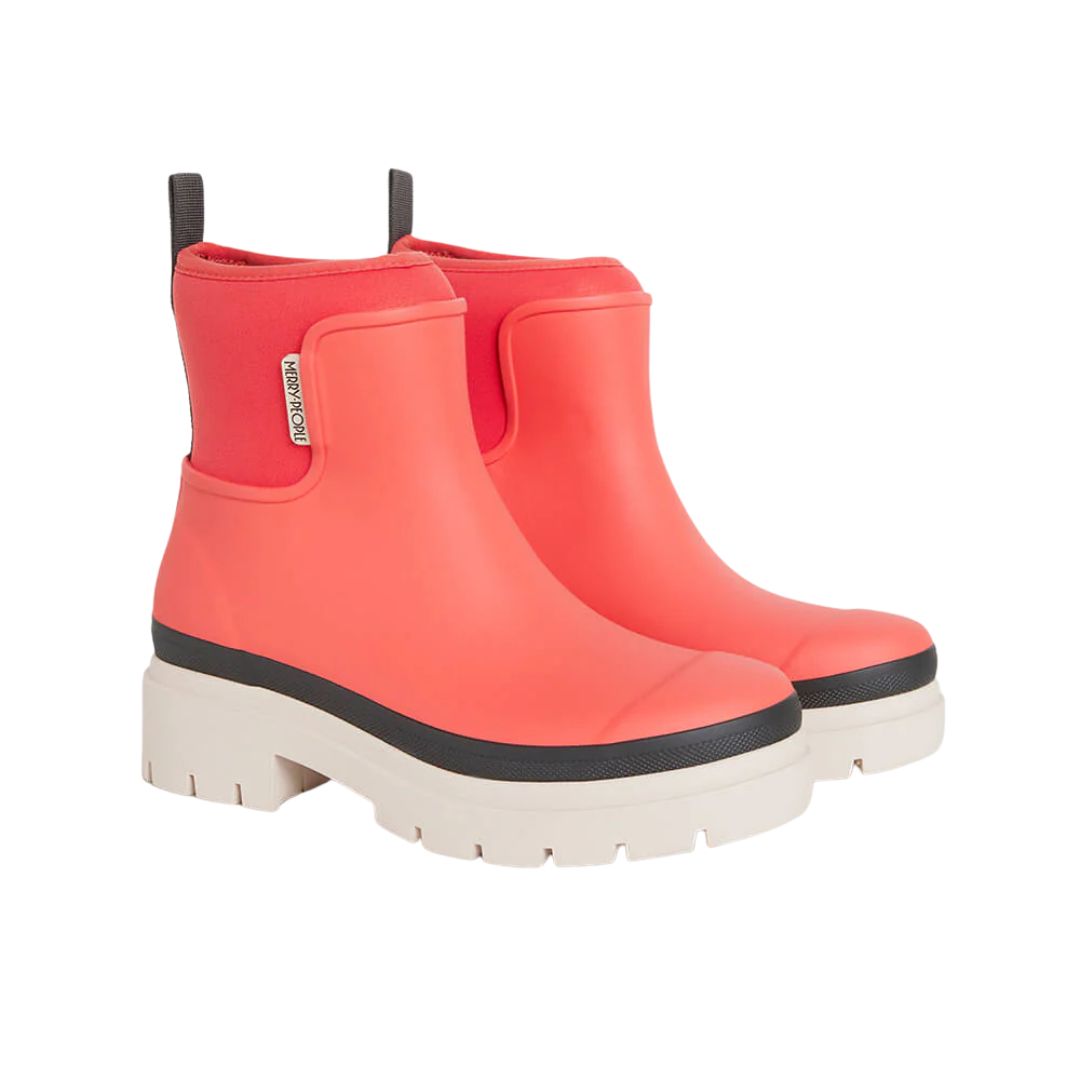 Coral pink rubber, chunky platform soles take you back to 90s heyday