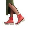 Coral pink rubber, chunky platform soles take you back to 90s heyday