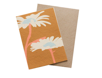 Two Wildflowers// Plantable card