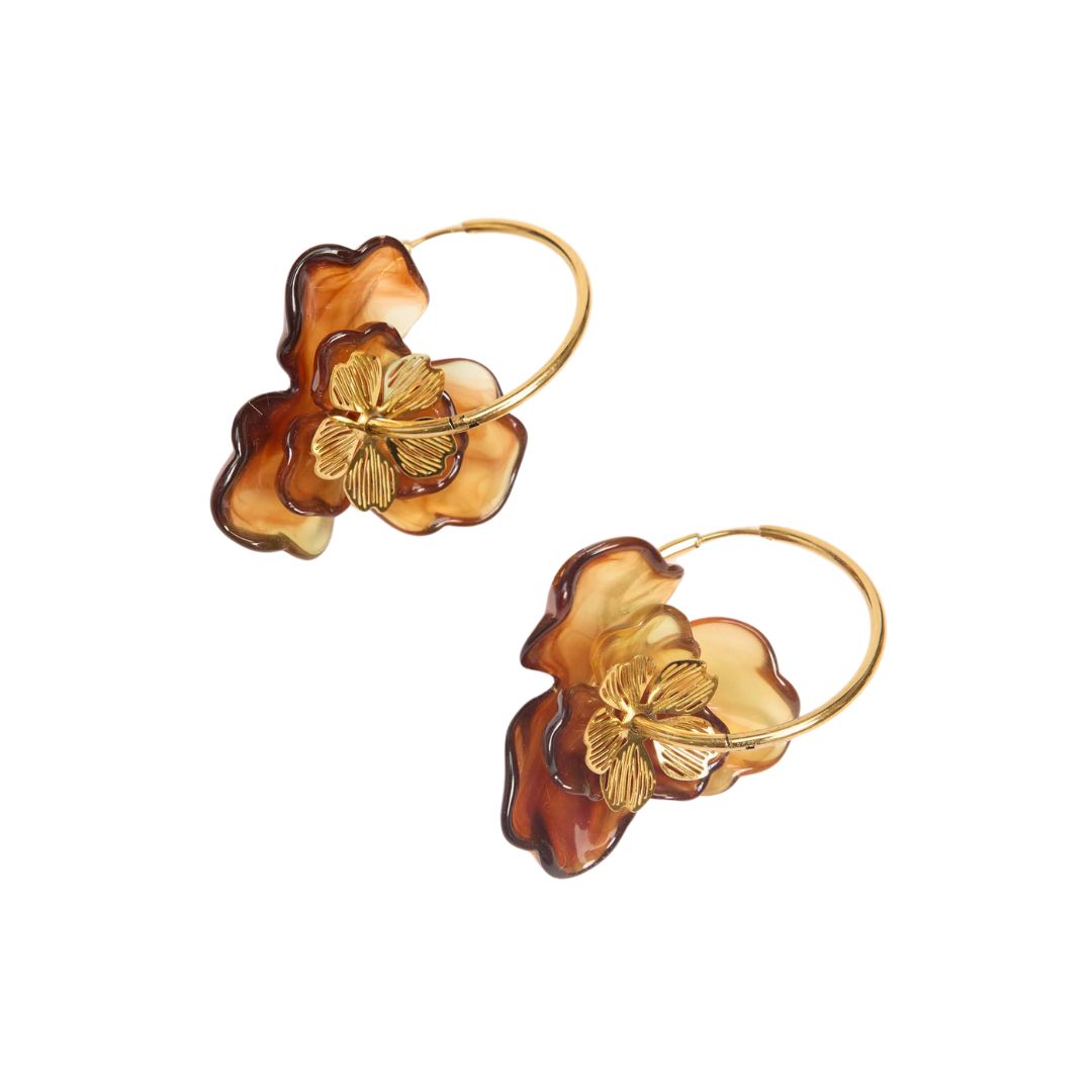 Walya Earring: Earthwood
