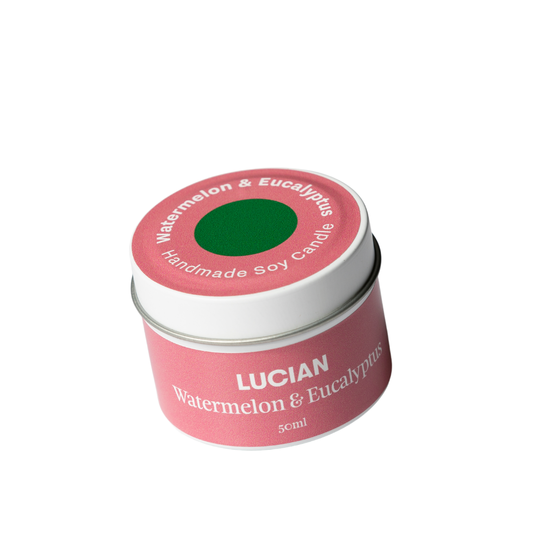 Watermelon & Eucalyptus- Small Tin