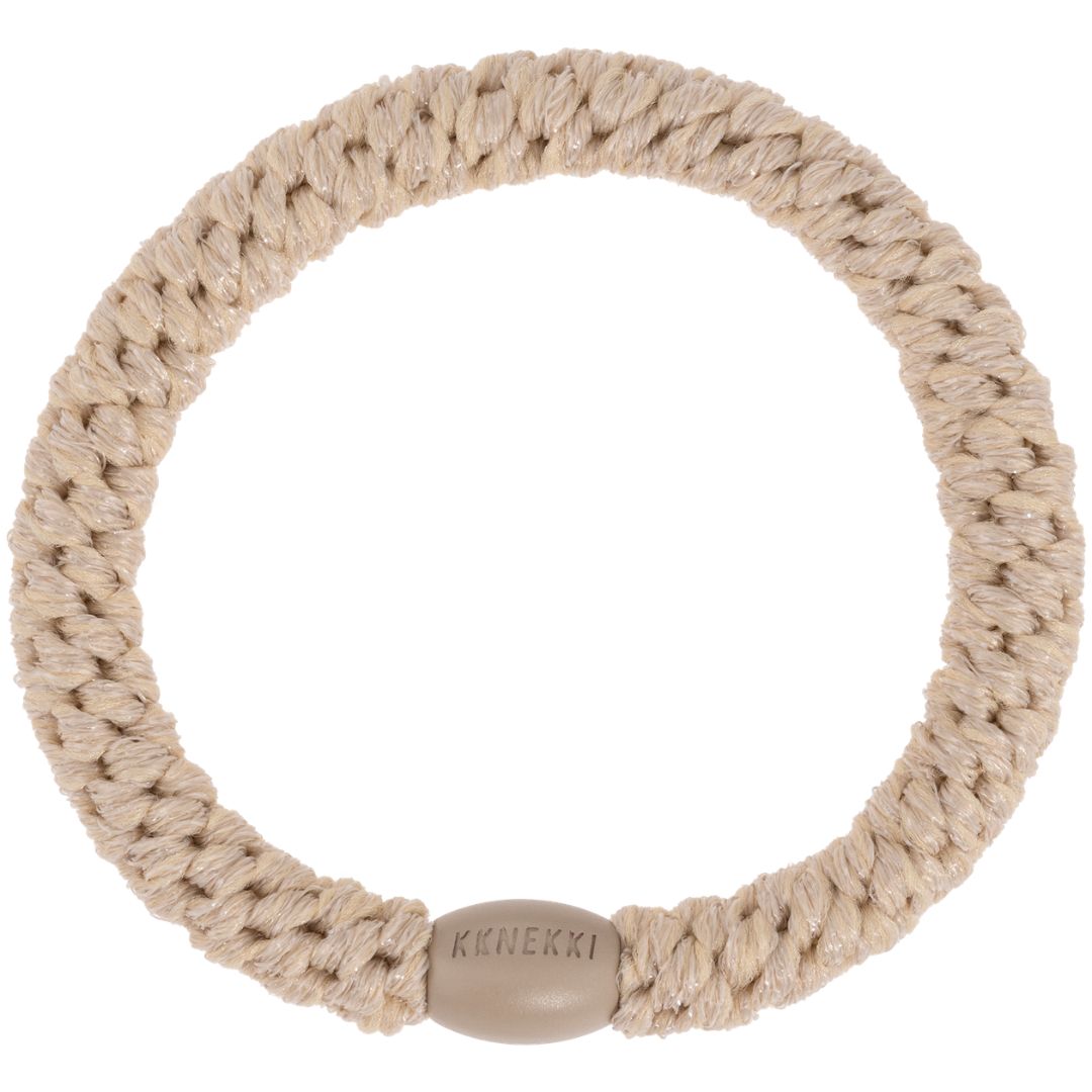 Kknekki Original Hair Tie  -   Wheat glitter