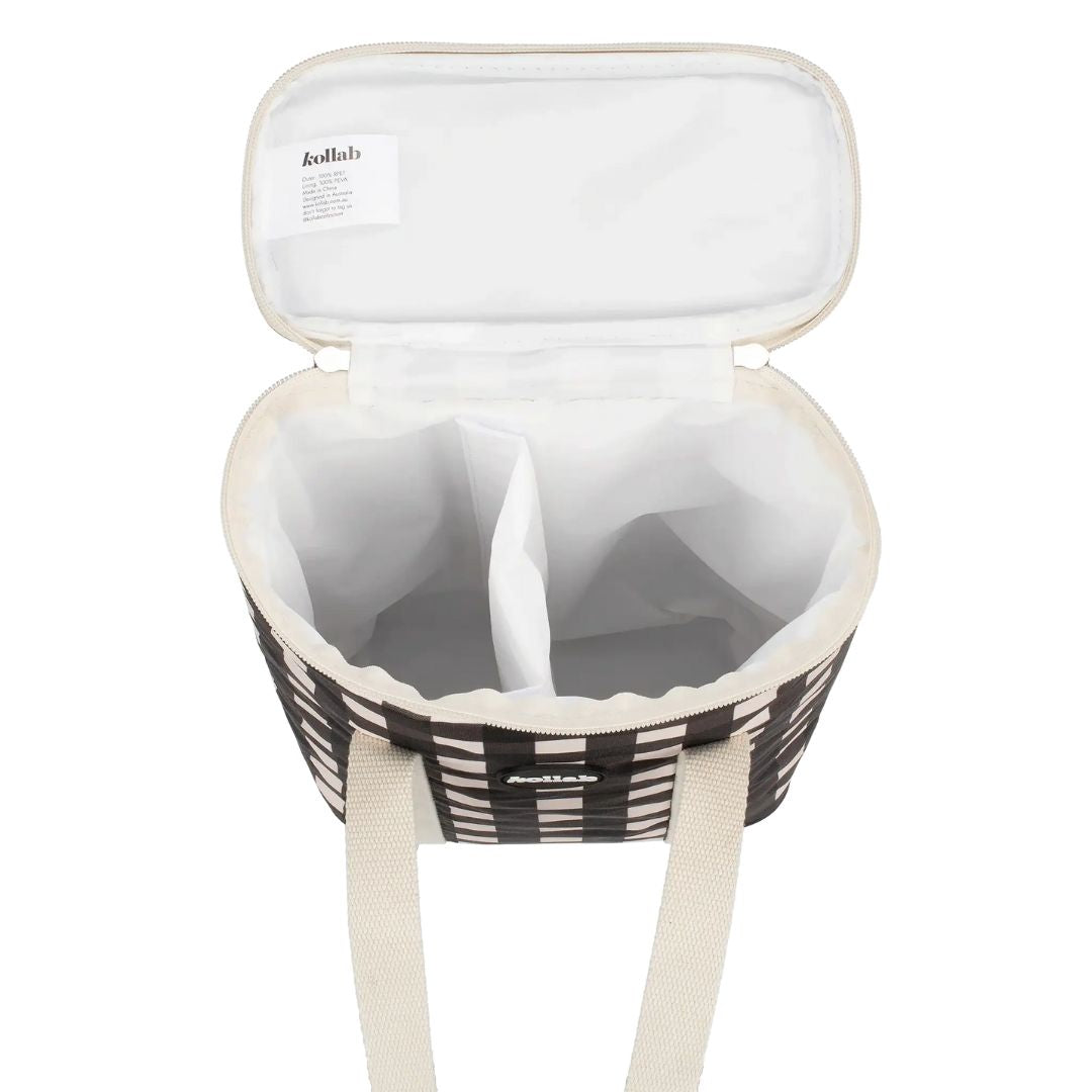Wine Cooler Bag Black Check