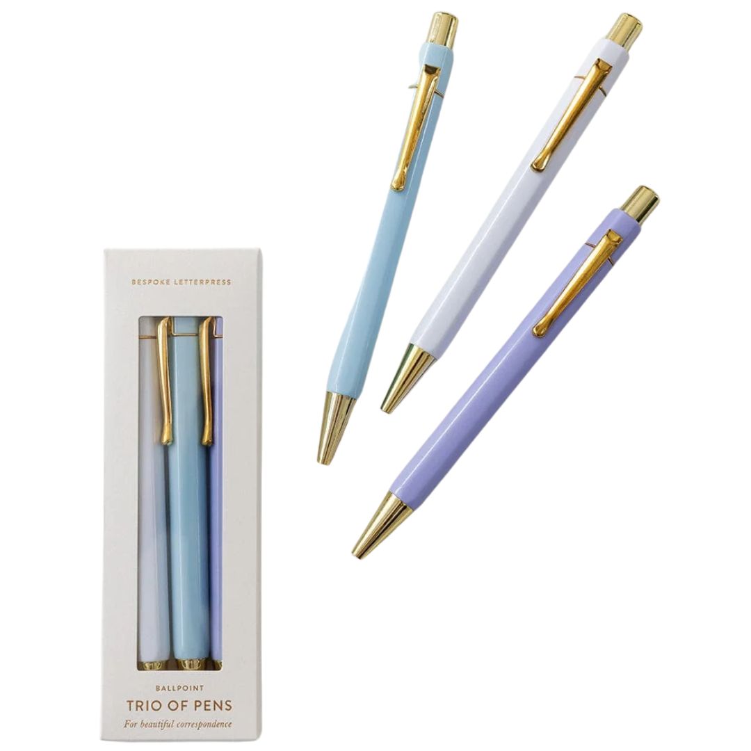 Wisteria Trio of Pens (Boxed)