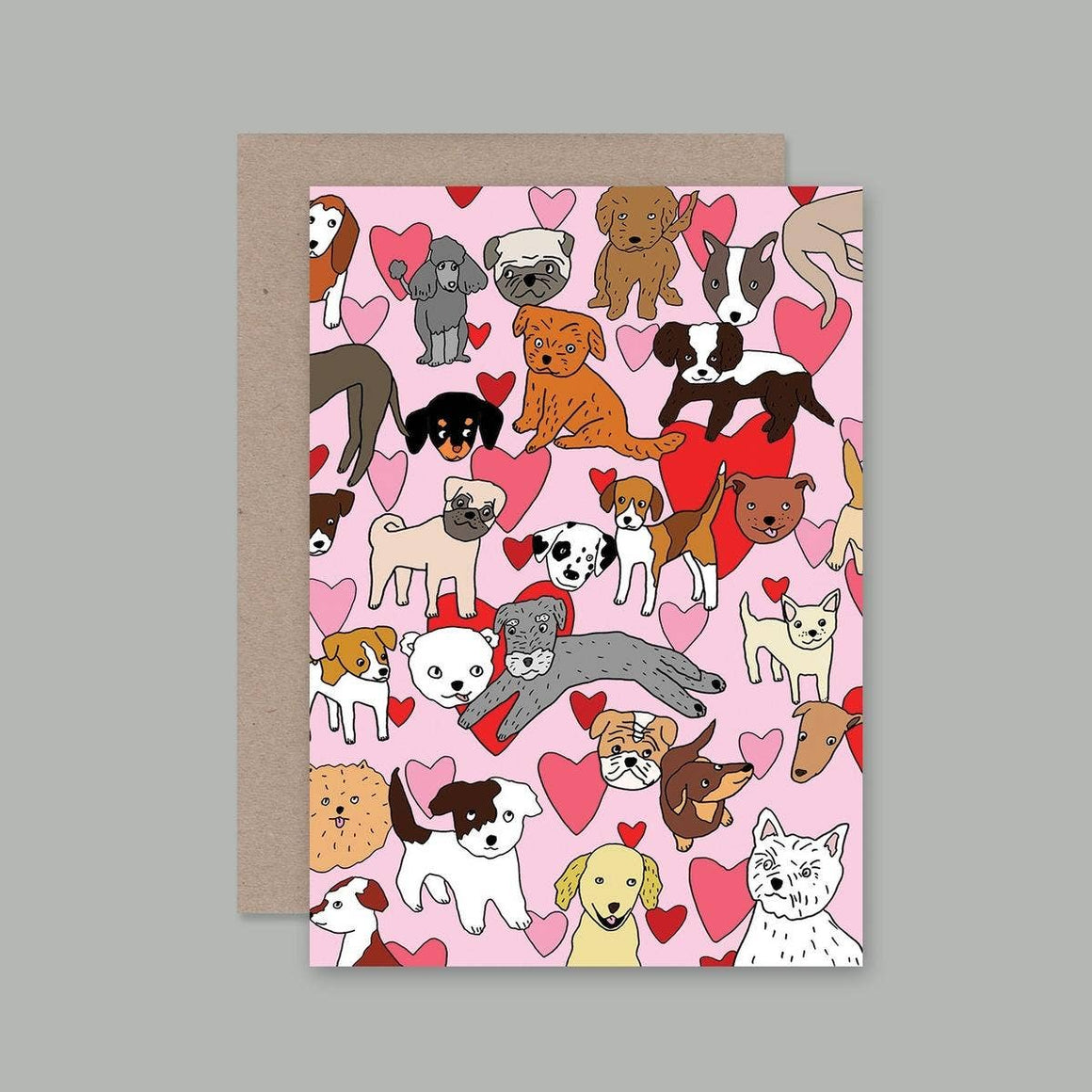 I Love Dogs Card
