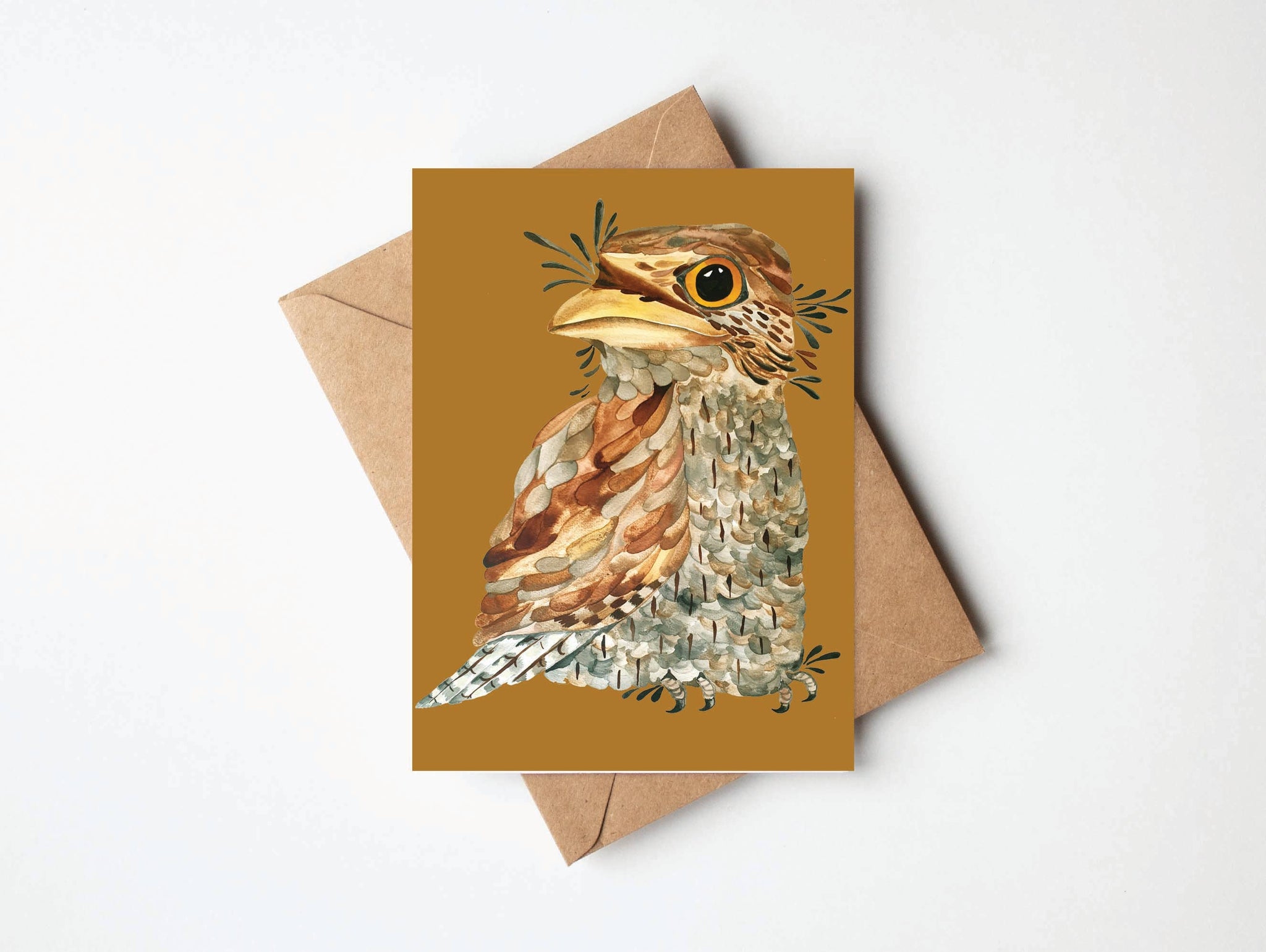 Greeting Card - Frogmouth