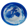 The Astrid Tiny Bowl is a small yet impactful piece that’s perfect for the table or for storing your precious trinkets, reimagined here in our stunning swirling together a rich cobalt blue and transparent resin for a bold statement.  By Sage & Clare