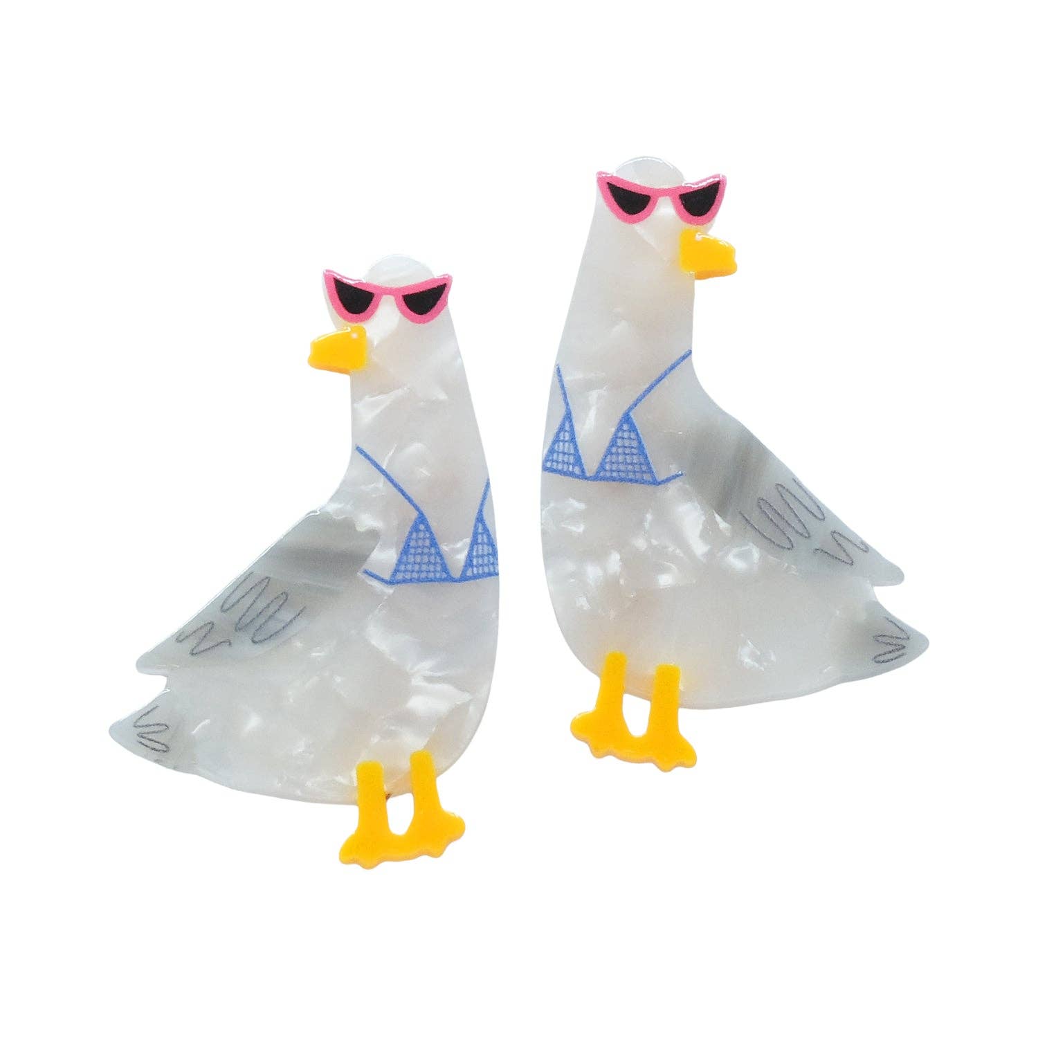 Hot Gull Summer Seagull Hair Slide Clips: Default Title