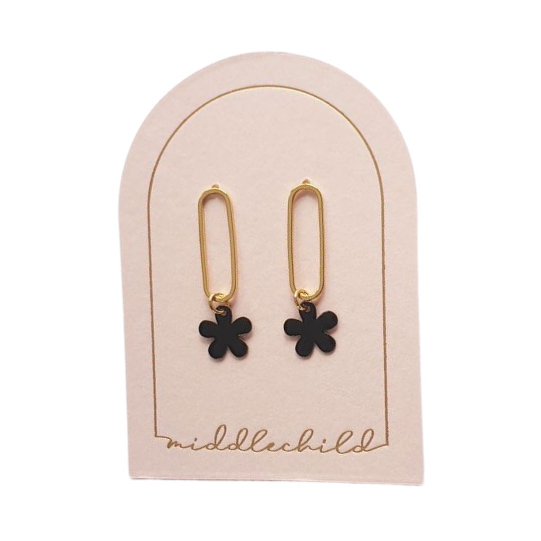 Buddy Earrings -Black