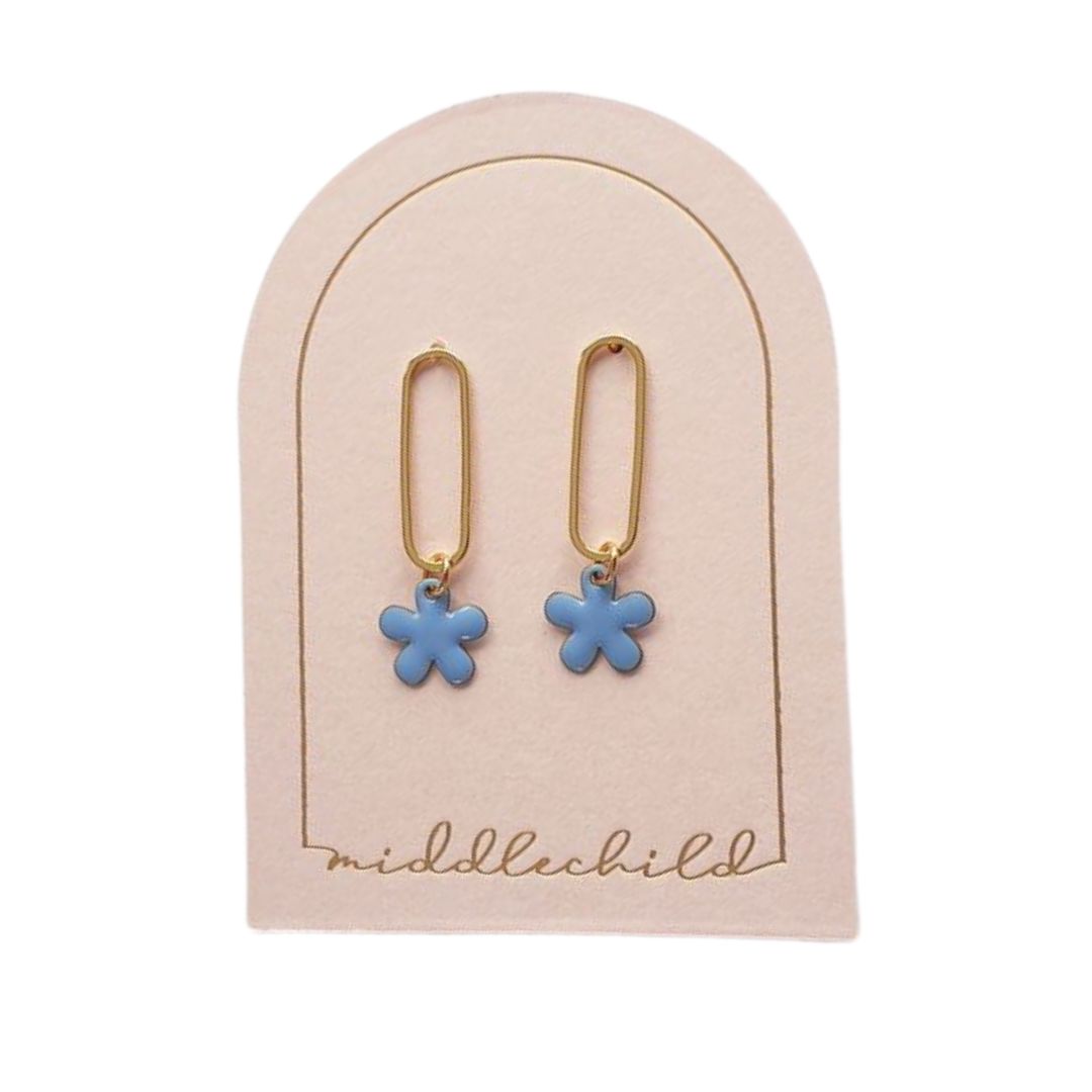 Buddy Earrings -Sky Blue